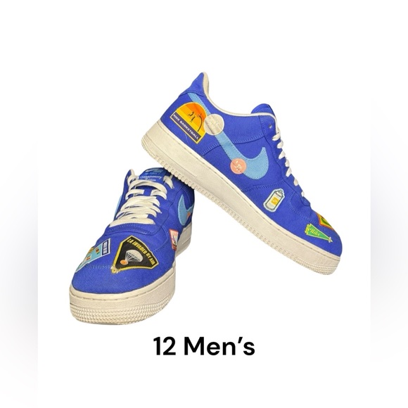 Nike Patched Up Los Angeles Air Force 1s - Picture 1 of 15